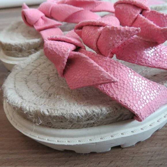 ALEXANDRE BIRMAN Lolita Espadrille Flat Slide Sandals Fresh In Pink - Size US 11 - Picture 3 of 16